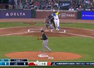 Marcell Ozuna conecta su 32º jonrón de la temporada mientras los Bravos toman la delantera sobre los Marlins. news-04082024-030816