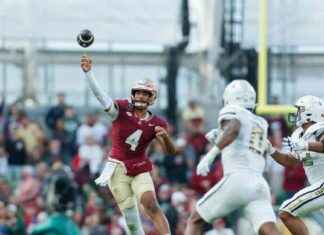 Fans de fútbol universitario se burlan de FSU No. 10 y DJ Uiagalelei por sorpresiva derrota ante GT en apertura 2024 news-24082024-223044