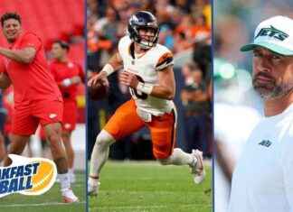 Predicciones AFC: Jets terminan 3ros en el Este, Chiefs no llegan al juego por el título de la AFC, Bo Nix ROTY l Breakfast Ball. news-27082024-224139
