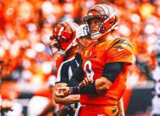 Joe Burrow de los Bengals se ríe del video de la botella de agua y minimiza las preocupaciones de la muñeca. news-12092024-202052