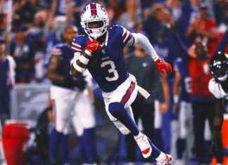 Damar Hamlin realiza su primera intercepción de su carrera ante la eufórica multitud de los Bills news-24092024-140620