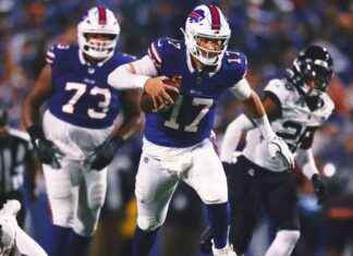 Josh Allen lanza 4 pases de touchdown en la victoria de los Bills por 47-10 sobre los Jaguars news-24092024-140649