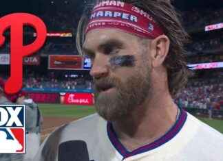 Opiniones de Bryce Harper y Nick Castellanos sobre la victoria de los Phillies 7-6 sobre los Mets en la NLDS news-07102024-152252