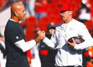 Reunión improbable de Kyle Shanahan y Robert Saleh con los 49ers esta temporada news-10102024-000757
