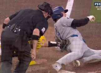 Manny Machado de los Padres hace out a Shohei Ohtani en home, evitando que los Dodgers anoten news-10102024-060958