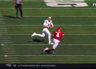 Ethan Garbers de UCLA anota un touchdown de 49 yardas contra Rutgers news-19102024-203442