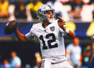 Quarterback de los Raiders, Aidan O’Connell, sufre fractura en el pulgar y estará fuera 4-6 semanas news-22102024-025010