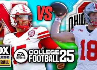 Simulación del juego Nebraska vs. No. 4 Ohio State en el College Football 25 news-25102024-152613