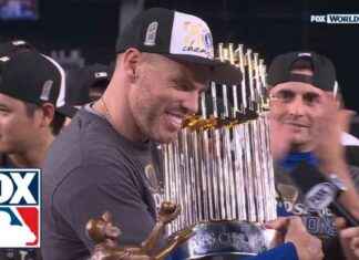Ceremonia de Trofeo de la Serie Mundial de los Dodgers de Los Ángeles, Freddie Freeman gana el MVP | MLB on FOX news-31102024-072953