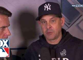 Aaron Boone habla sobre la dolorosa derrota de los Yankees ante los Dodgers en la Serie Mundial | MLB en FOX news-31102024-133405