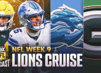 Jared Goff lidera a los Detroit Lions en una victoria dominante sobre Jordan Love y los Green Bay Packers | NFL en FOX Podcast news-04112024-165737