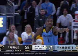 Histórico triple-doble de Kam Jones en la victoria de Marquette sobre Purdue, tercero en la historia de la escuela. news-20112024-105718