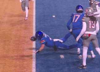 Maddux Madsen de Boise State anota touchdown de 14 yardas para liderar 14-0 sobre UNLV maddux-madsen-de-boise-state-anota-touchdown-de-14-yardas-para-liderar-14-0-sobre-unlv